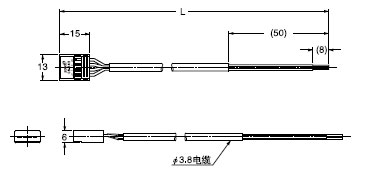 CN-14H-C1 CN-14H-C3 带电缆的连接器(另售)