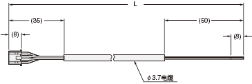 CN-14A(-R)-C□ 带连接器电缆(另售)